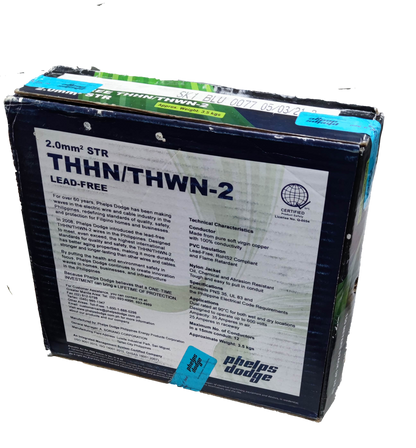 Phelps Dodge 2.0mm THHN AWG 14/7 THWN (120 Meters) White