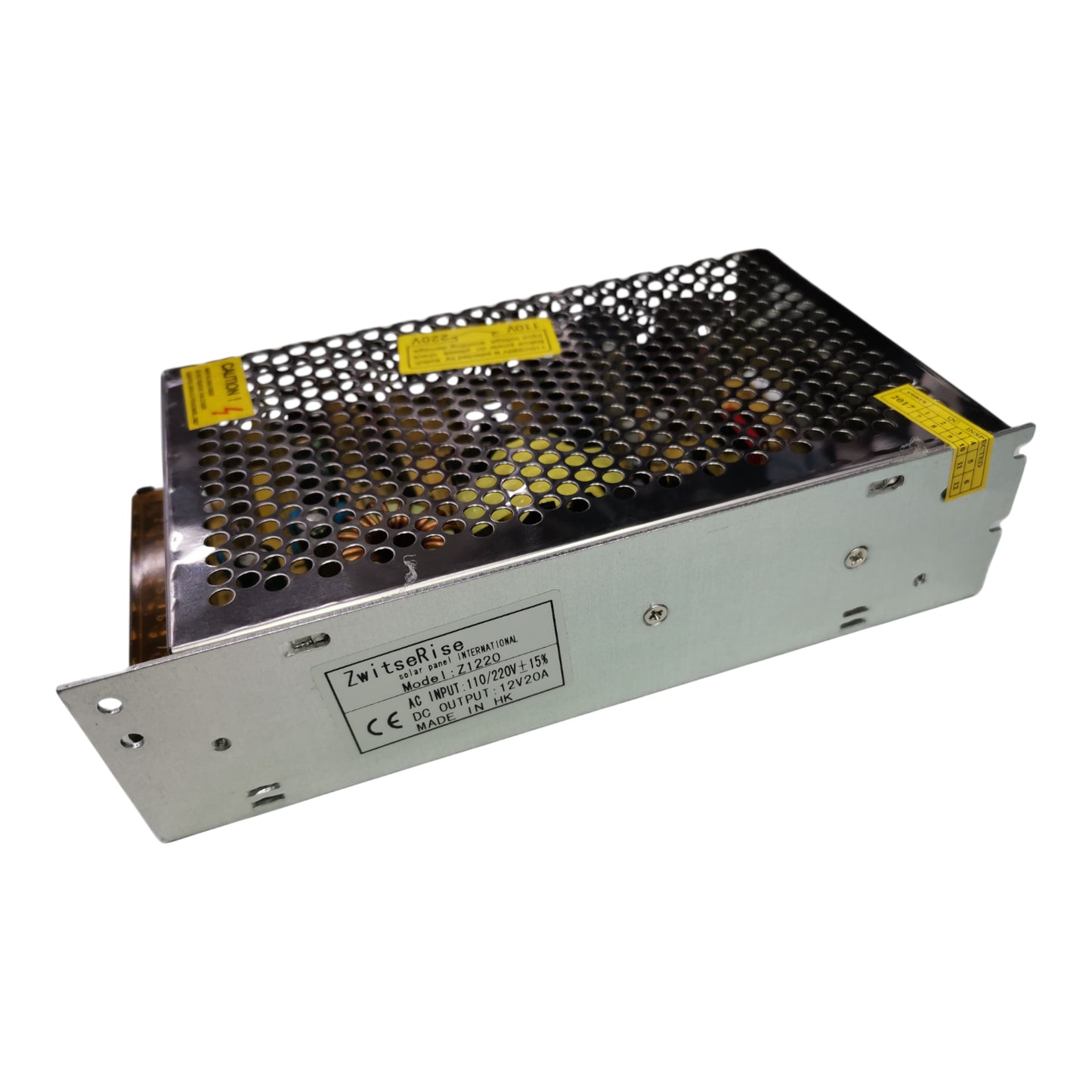 ZwitseRise 12V 20A regulated power supply designed for efficient door chimes and bells