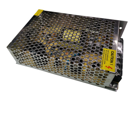 ZwitseRise 12V 5A power supply for CCTV housed in a metal casing with ventilation holes