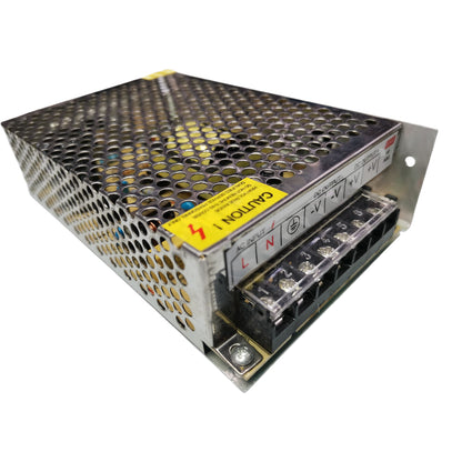 ZwitseRise 12V 5A power supply for CCTV with metal housing and ventilation for reliable performance