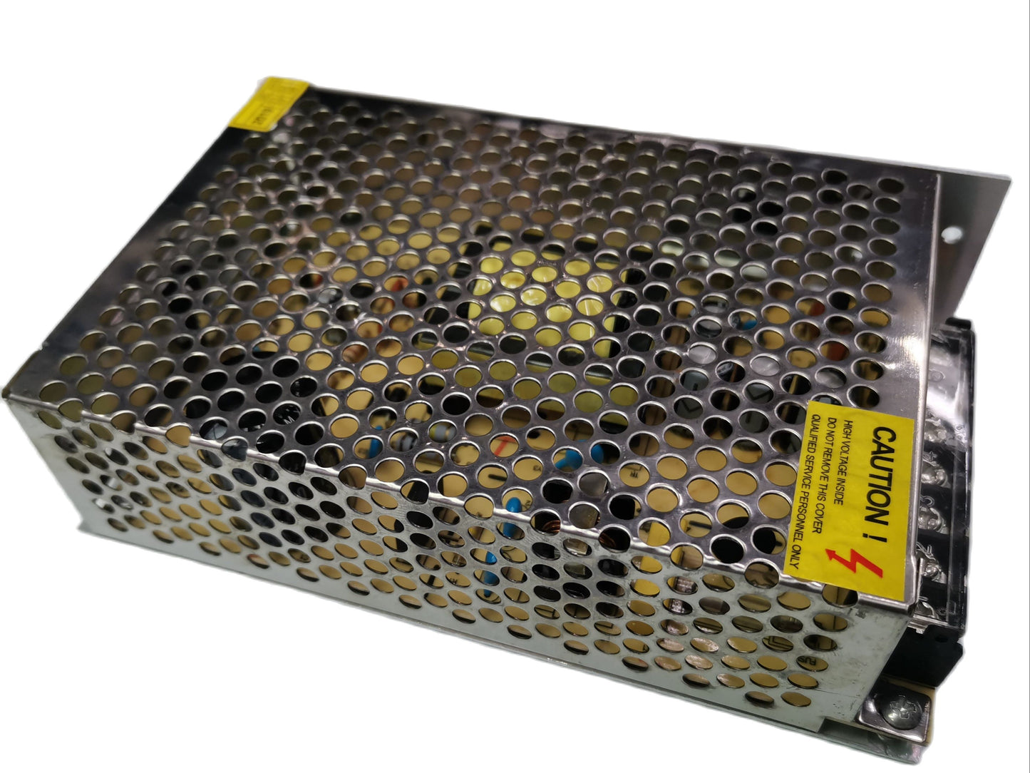 ZwitseRise 12V 5A power supply for CCTV in a metal casing with ventilation holes