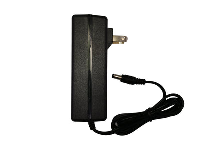 Grippes 12V DC 3A power adapter with a compact design for versatile electronics use