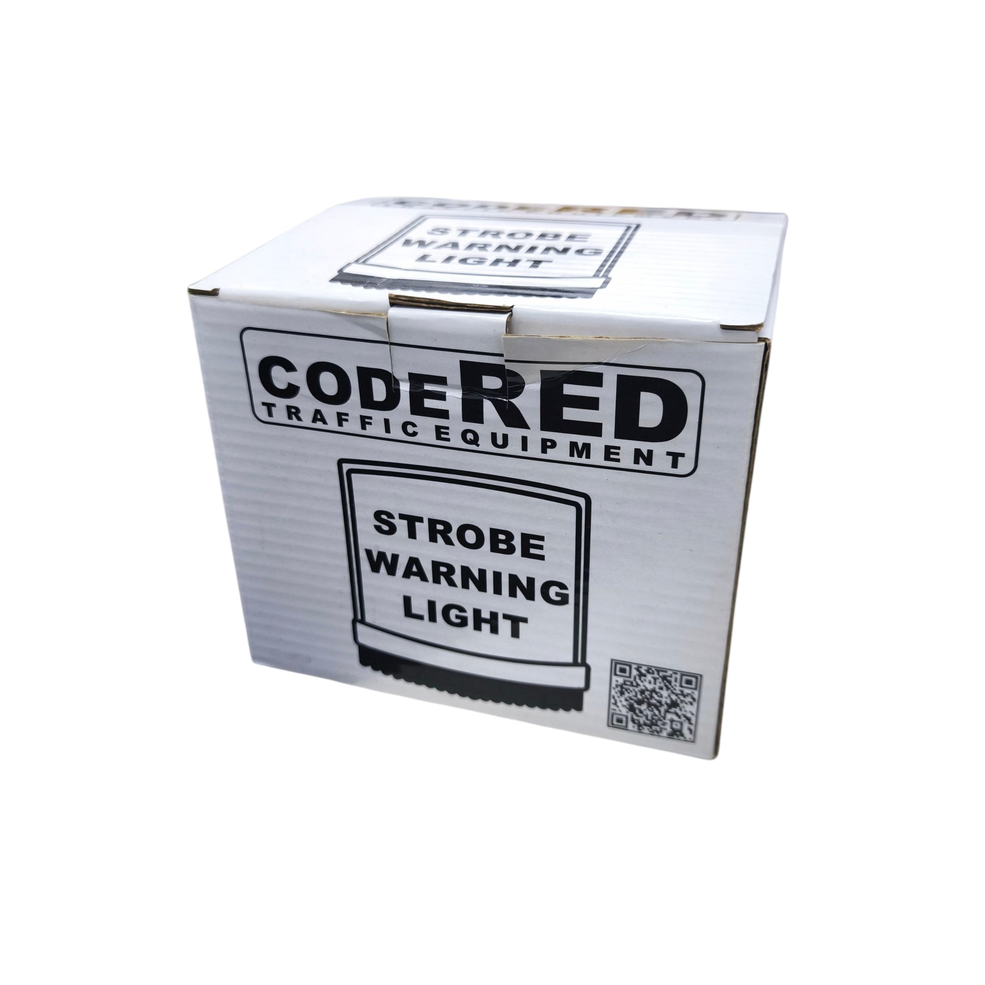 Code Red 12V red strobe warning light packaging designed for traffic safety applications