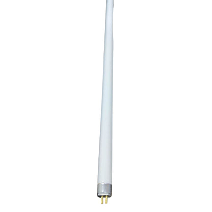 T8 LED tube light on a white background