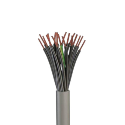 Helukabel Control Cable 1.0mm  AWG 18 Un-Shielded Available in  25, 18, 12, 7,  6,  5, 4, 3 and 2 Cores, in Different Lengths 300V AC / 500V AC Oil Resistant, Flame Retardant VDE 0482-332-1-2 IEC 60332-1-2, Class 5