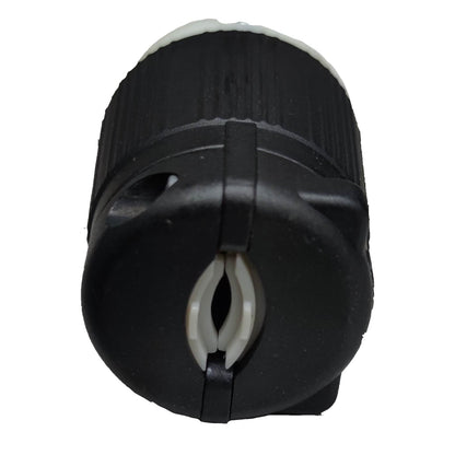 Grippes 15A twist lock plug NEMA L5-15P featuring durable construction for reliable electrical connections