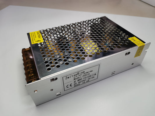 Power Supply 5V 10A, Regulated Output 5VDC 10A Input 220V, LED Driver 5VDC 10A, 5V 50W, CCTV Power Supply 5VDC 10A (ZwitseRise)
