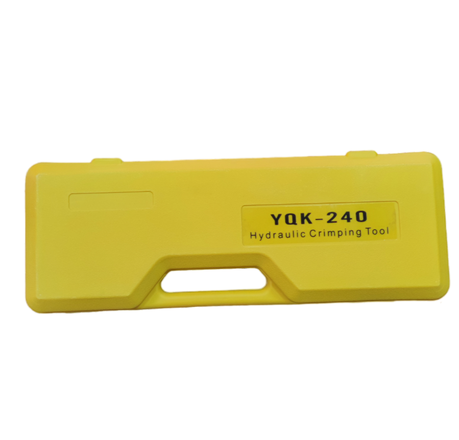 Yellow case for Grippes 16mm to 240mm cable crimping pliers, ideal for tool storage