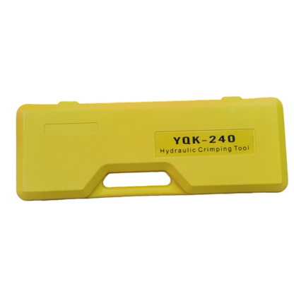 Yellow case for Grippes 16mm to 240mm cable crimping pliers, ideal for tool storage