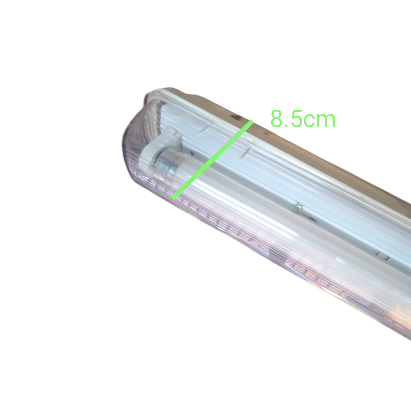 16W 220V daylight LED tube light 6500K with clear housing for bright outdoor illumination