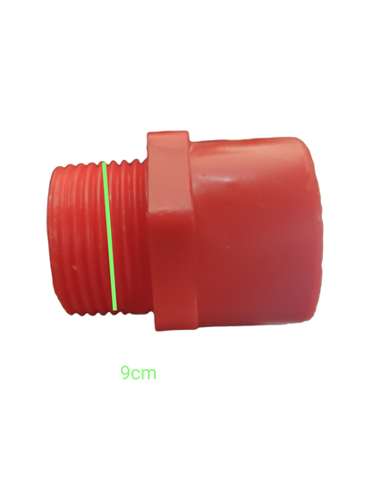 PVC Male Adaptor Available in 1/2",  3/4", 1", 1 1/4", 1 1/2" , 2" 3" 4" For Electrical PVC Conduits