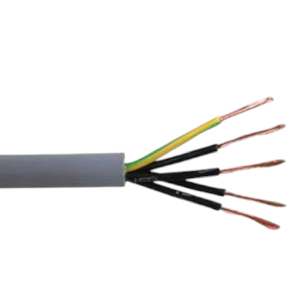 Helukabel Control Cable 1.0mm  AWG 18 Un-Shielded Available in  25, 18, 12, 7,  6,  5, 4, 3 and 2 Cores, in Different Lengths 300V AC / 500V AC Oil Resistant, Flame Retardant VDE 0482-332-1-2 IEC 60332-1-2, Class 5