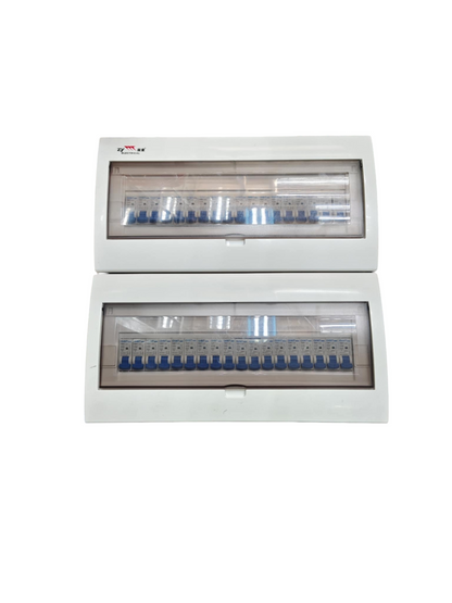 Panel Board 63A 1 Pole Main Miniature Circuit Breaker with 35 Branches NB1 Type 1 Pole  Miniature Circuit Breaker 36 Ways Surface Type Panel Box ZY with 35 Bus Bar 1 Pole ( Chint Breakers)