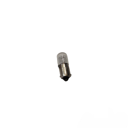 Small round metal bulb on a white background 1W Pilot Lamp B9 6V Made in Japan Indicator Bulb Electx Electrical Supply