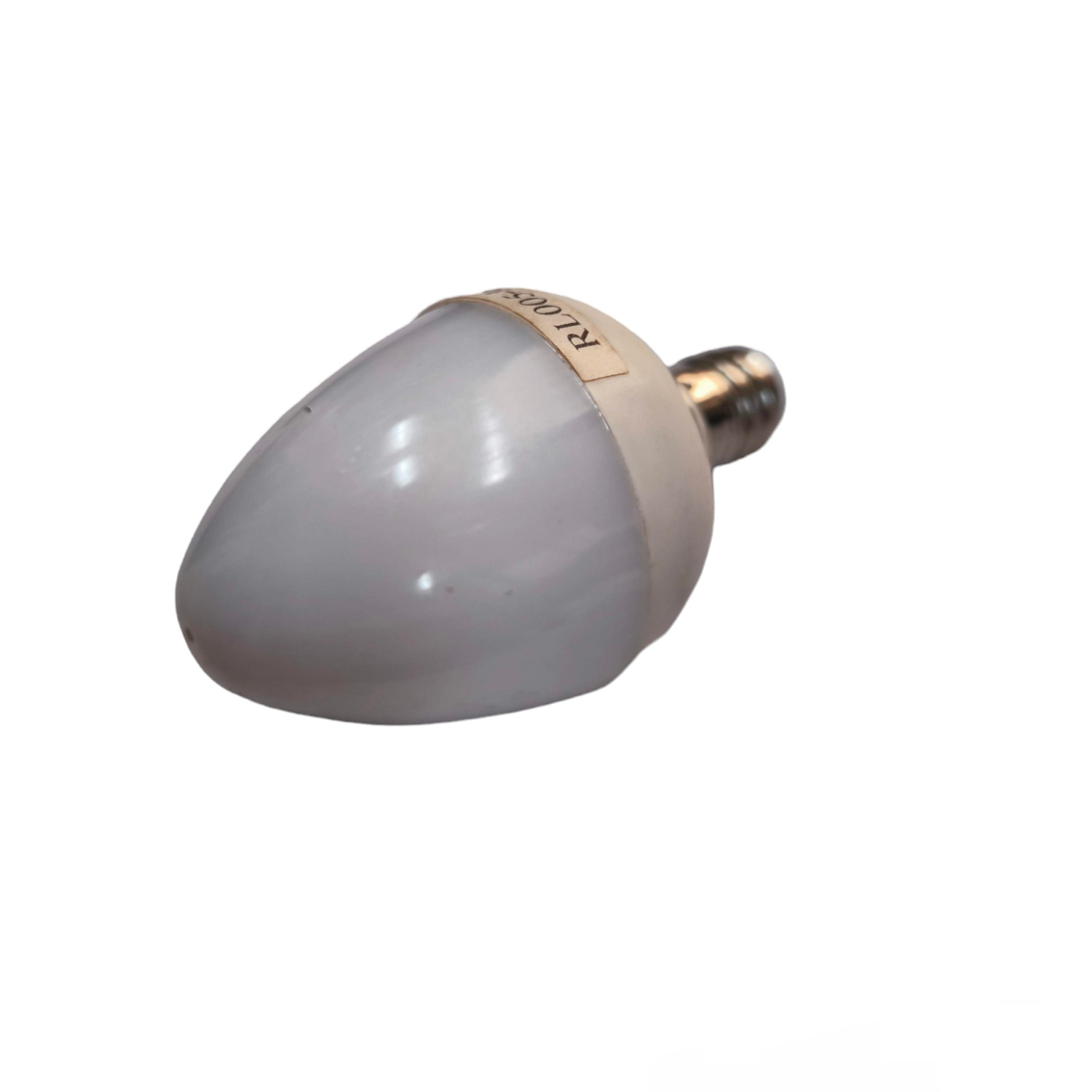 1W LED Candle Bulb 220V Warm White frosted candle shape with small screw base ideal for chandeliers and lamps