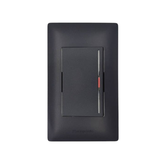 Panasonic Illuminated 1 Gang 3 Way Switch 1 Device Slim Art Series Metallic Black WSAG6803MB-1/WSAG5552MB-5