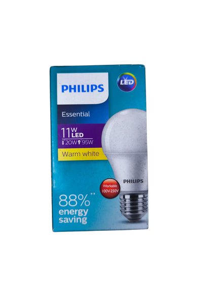 Philips 11W LED Bulb E27 220V 6500K Warm White