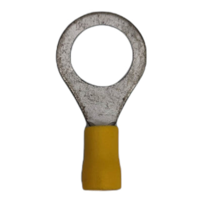 Local Terminal Lugs Ring Type Yellow Insulation 5.5mm (5Pcs + 5Pcs Free) , Ring Terminal Lugs,  Round Terminal Lugs