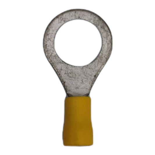 Local Terminal Lugs Ring Type Yellow Insulation 5.5mm (5Pcs + 5Pcs Free) , Ring Terminal Lugs,  Round Terminal Lugs
