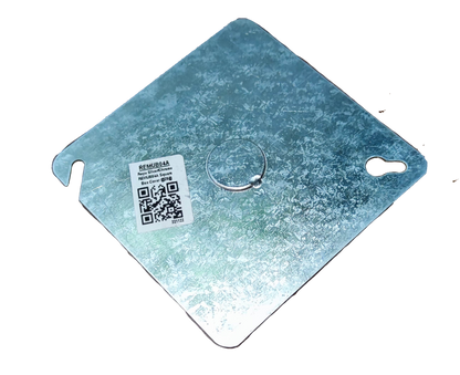 Royu 1mm Thickness AWG 18 Junction Box Cover made of durable metal for secure electrical connections