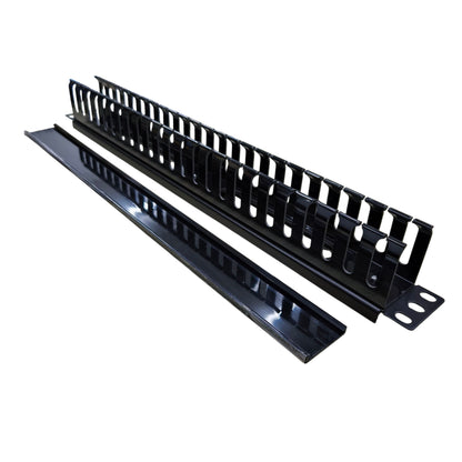 1U cable duct for data cabinet 19 Inches designed for efficient cable management and organization