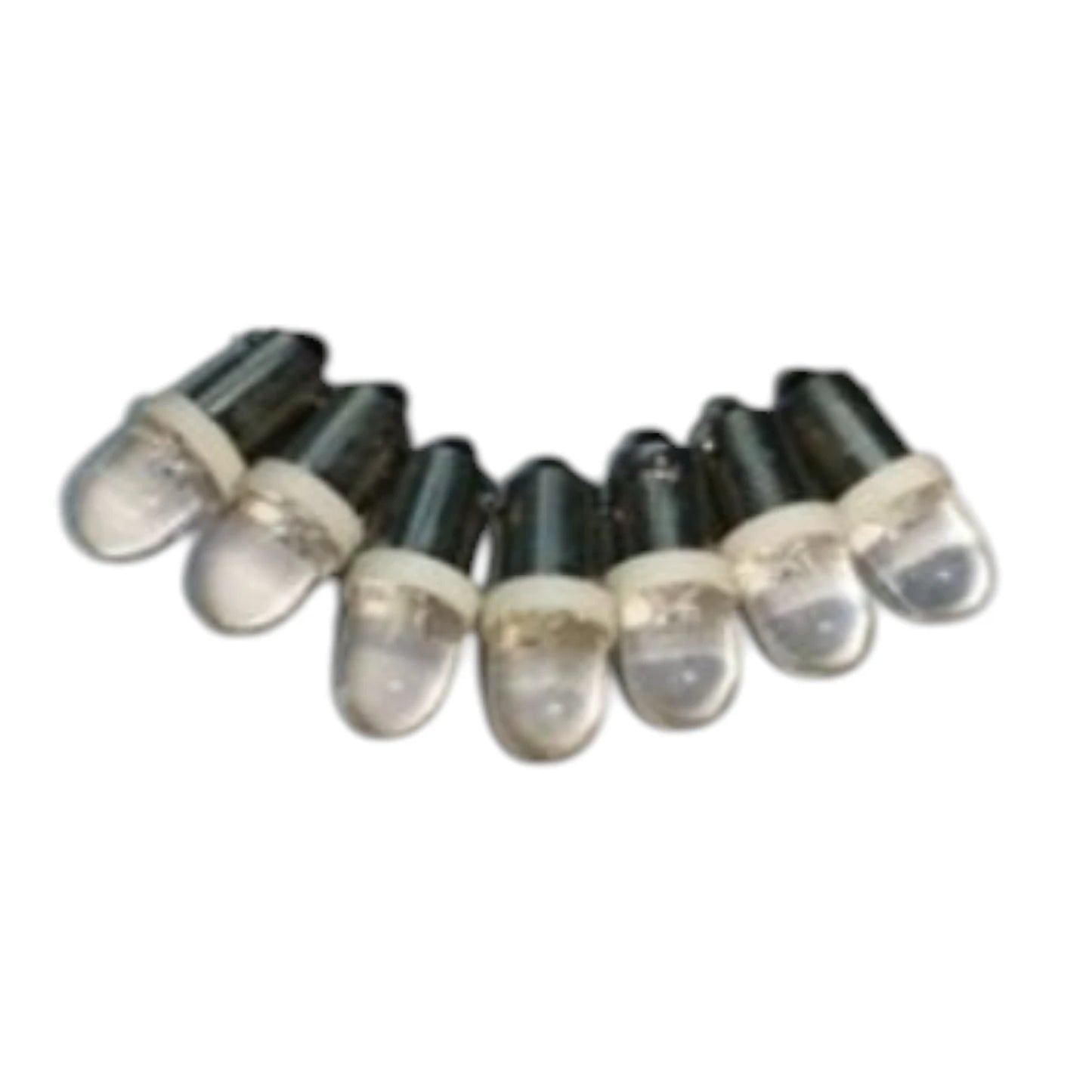 Set of Denko 1W LED B9 pilot light indicator bulb for clear visual indicators in devices