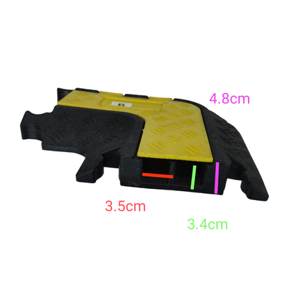 BFT 2 channel cable ramp protector designed for safe cable management with durable construction