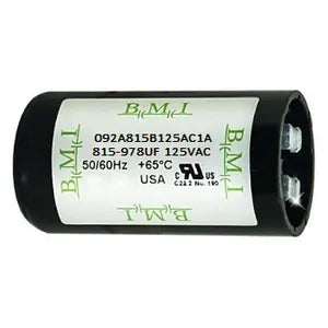 Motor Starting Capacitor 815-978UF 125 VAC, BMI