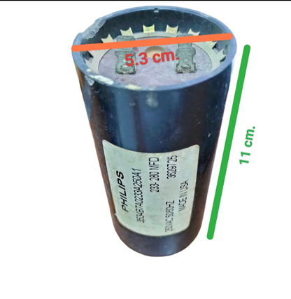 Philips Motor Starting Capacitor 233-280MFD 250V, Capacitor 233-280uF