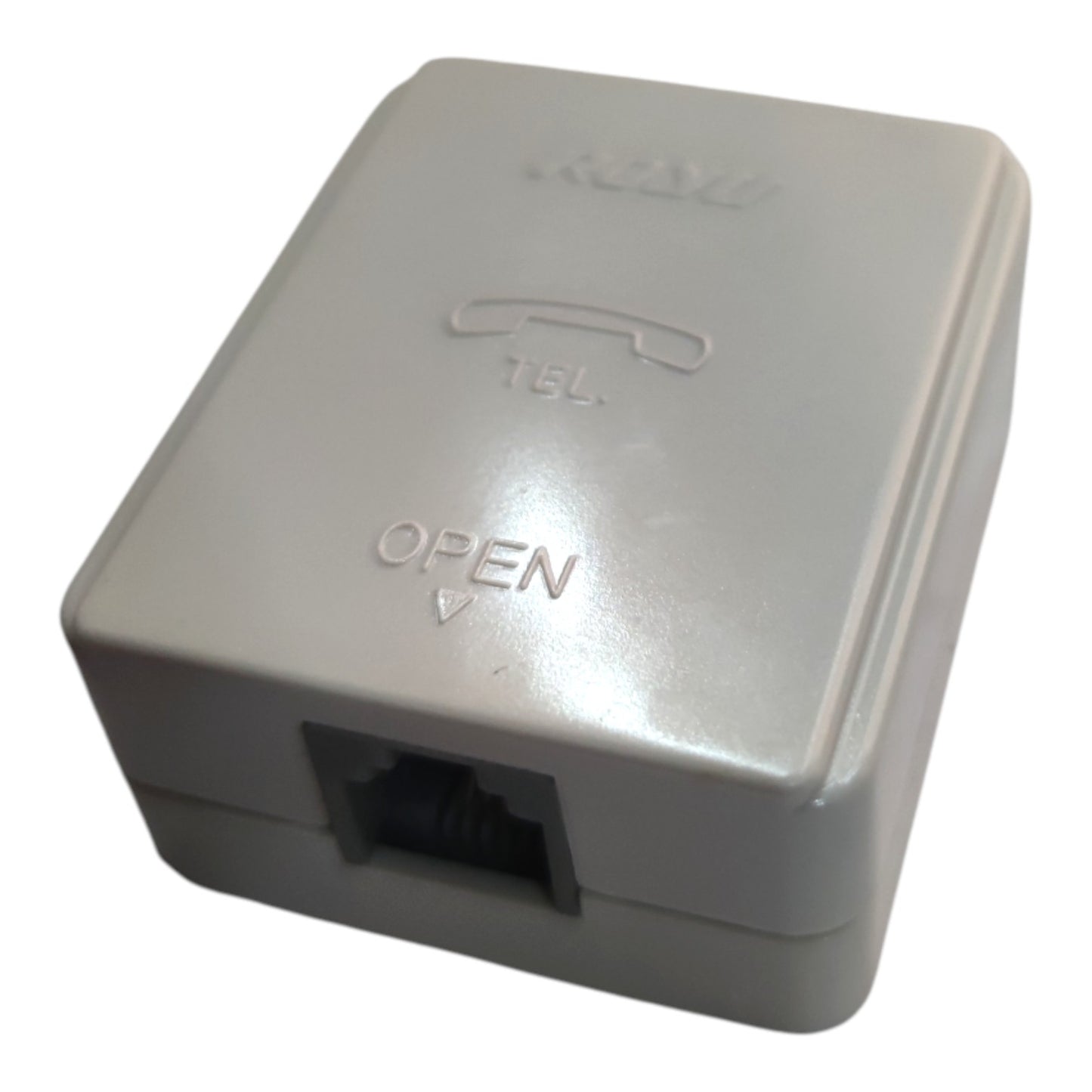 Royu Telephone Modular Box 1 Gang RJ11 Surface Type ROBT1