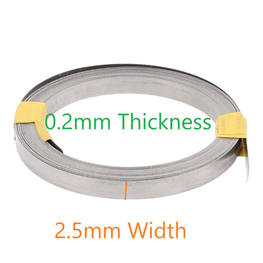 Nichrome Wire Flat Type 2.5mm x 0.2mm x 1 Meter Length Impulse Sealer Heating Element