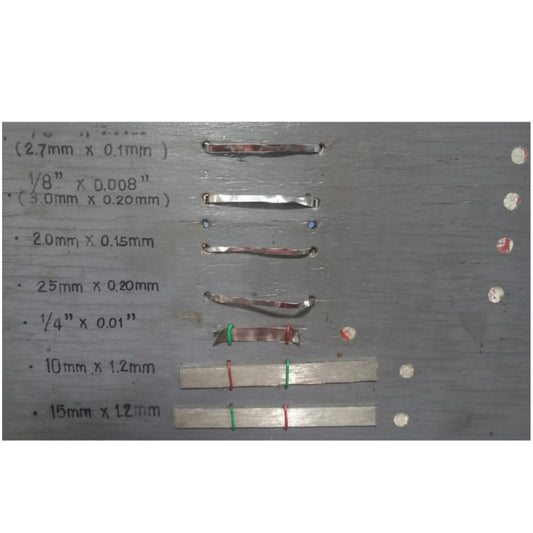 Nichrome Wire Flat Type 10mm x 1.2mm x 1 Meter Length Impulse Sealer Heating Element