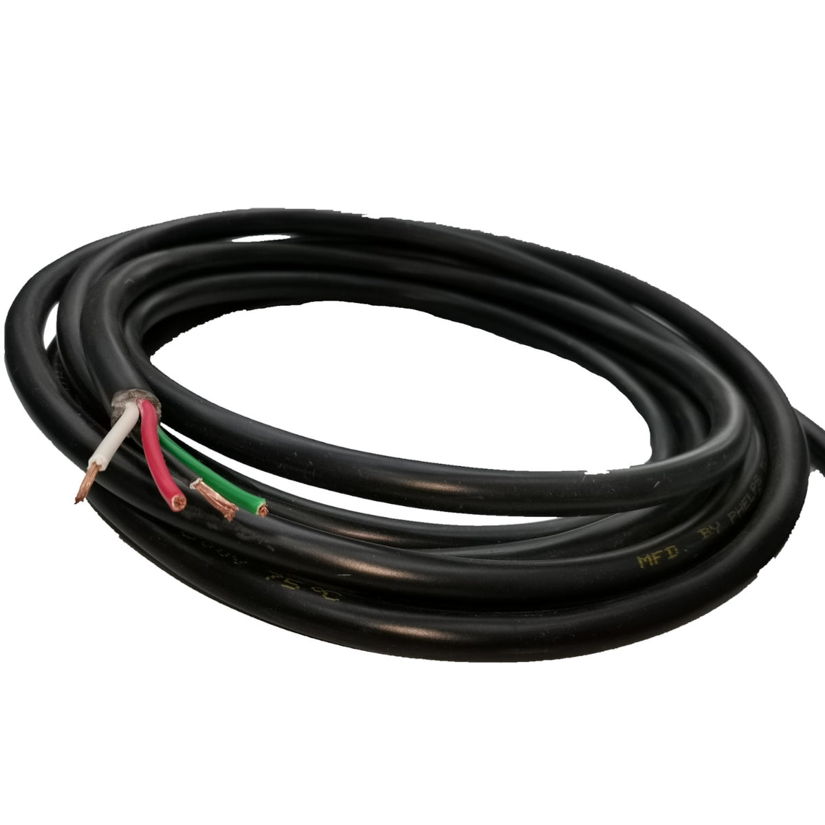 Philflex Royal Cord 5.5mm2/4C Core 600V AWG 10/4C Power Cable Perma Cord (75mtrs/Roll)
