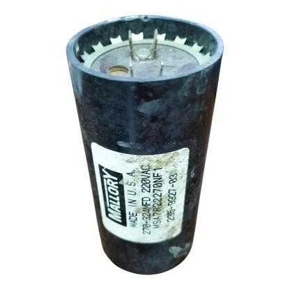 Motor Starting Capacitor, PHILIPS 270-324MFD 220-250V