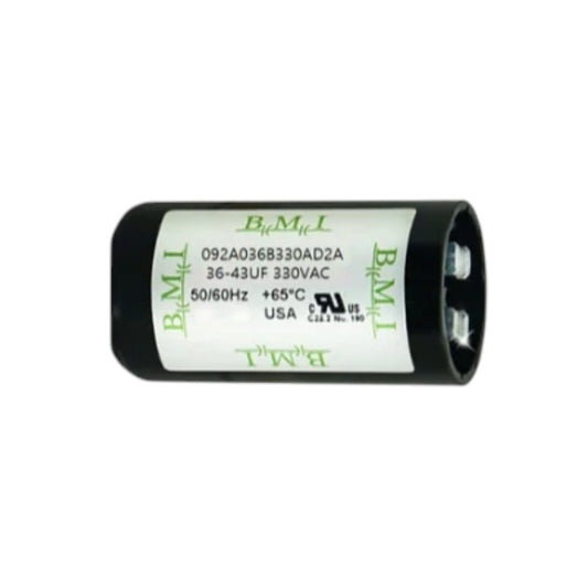 BMI Motor Starting Capacotor 36-43UF 330V AC, Capacitor 36-43MFD 330V