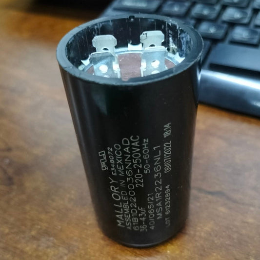Mallory Motor Starting Capacitor Brand 36-43UF 220-250VAC