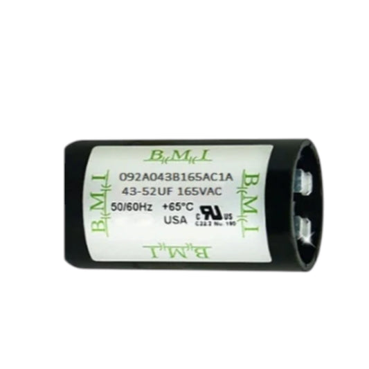 BMI Motor Starting Capacitor 43-52UF 165V AC, Motor Capacitor 43-52MFD 165V