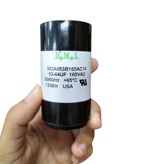 BMI Motor Start Capacitor 53-64UF 165V AC, Capacitor 53-64MFD 165V