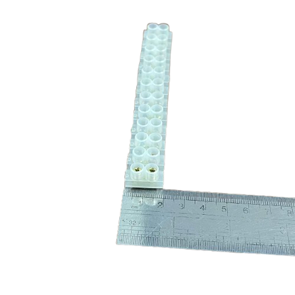 GRIPPES 20A 12 Pairs PVC Terminal Block ( 2pcs)