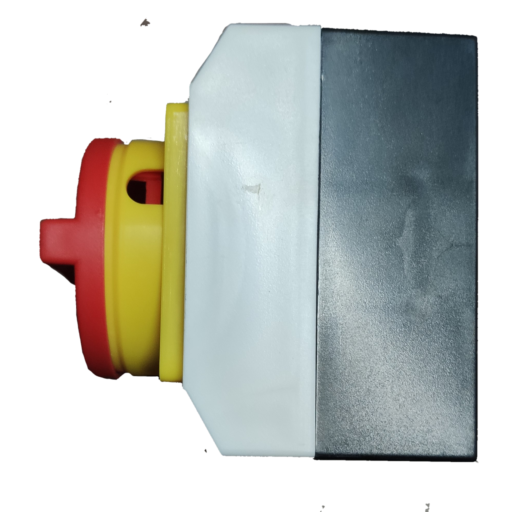 Grippes 20A 3 Pole isolator switch 220v in white and yellow design for electrical control