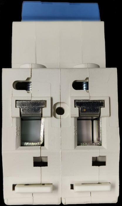 ZwitseRise 20A DC Breaker Miniature Circuit Breaker white electrical component with dual switches