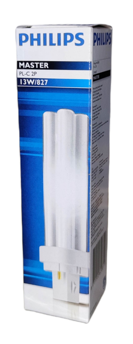 Philips 13W Pin light 3000K Warm White G24d-1 Socket, Compact Fluorescent Lamp