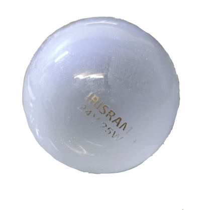 Irisram 24V 25W incandescent bulb E27 with white frosted glass and screw base