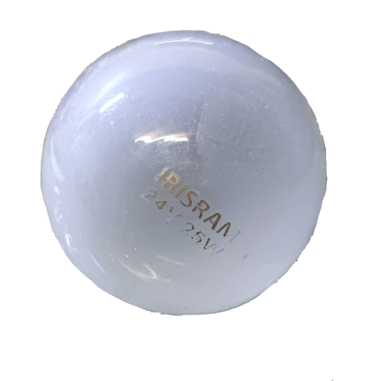 Irisram 24V 25W incandescent bulb E27 with white frosted glass and screw base