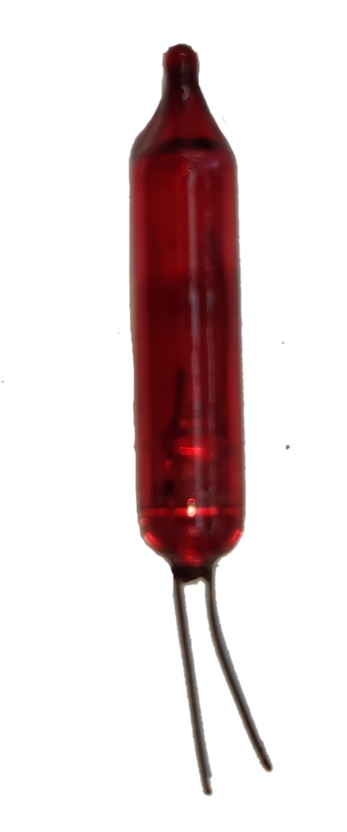 25 pack Christmas lamp bulbs in red glass for festive lighting and decoration