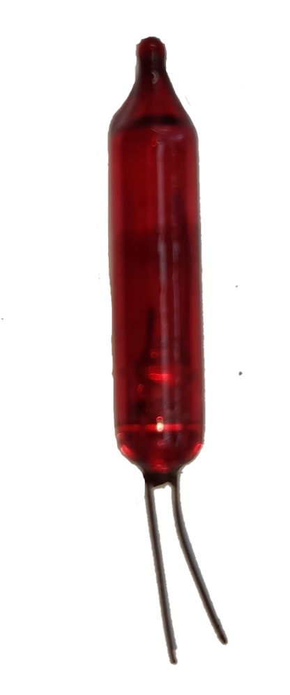 25 pack Christmas lamp bulbs in red glass for festive lighting and decoration