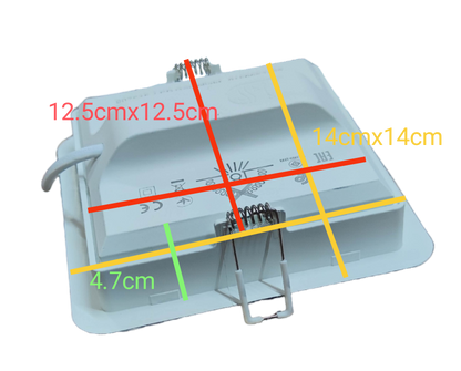 Philips 13W LED Downlight  220V Square 140mm (5.5")  Daylight