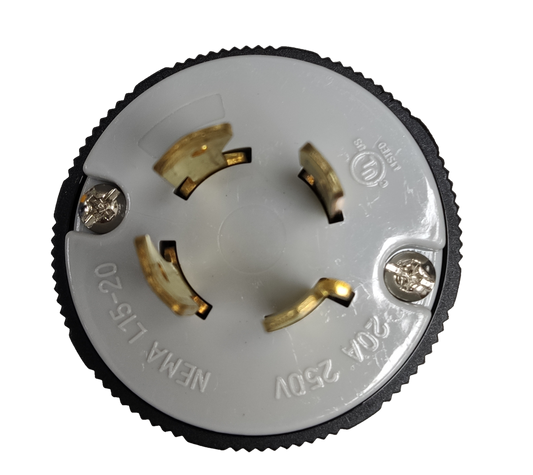 Grippes 20A Twist Lock Plug 3P+E (4P) 250V (NEMA L15) BL1520P, Twistlock Plug 20A 3P+E (4P), Twistlock