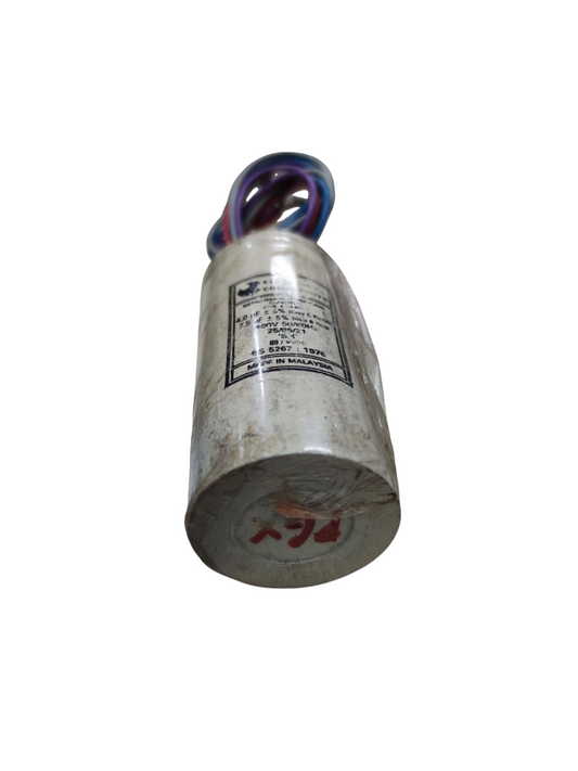 Dual Capacitor 4.0uF 400V and 7.5uF 400V, Washing Machine Capacitor