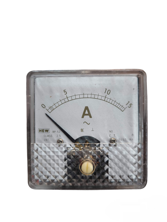 HEW 15A AC Panel Meter 65mm x 65mm 220V